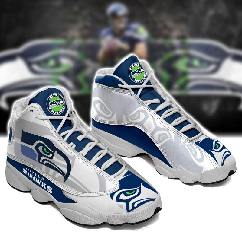 Women's Seattle Seahawks Limited Edition JD13 Sneakers 003 Women's Seattle Seahawks Limited Edition JD13 Sneakers 003